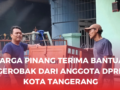 Warga Pinang Terima Bantuan Gerobak dari Anggota DPRD Kota Tangerang